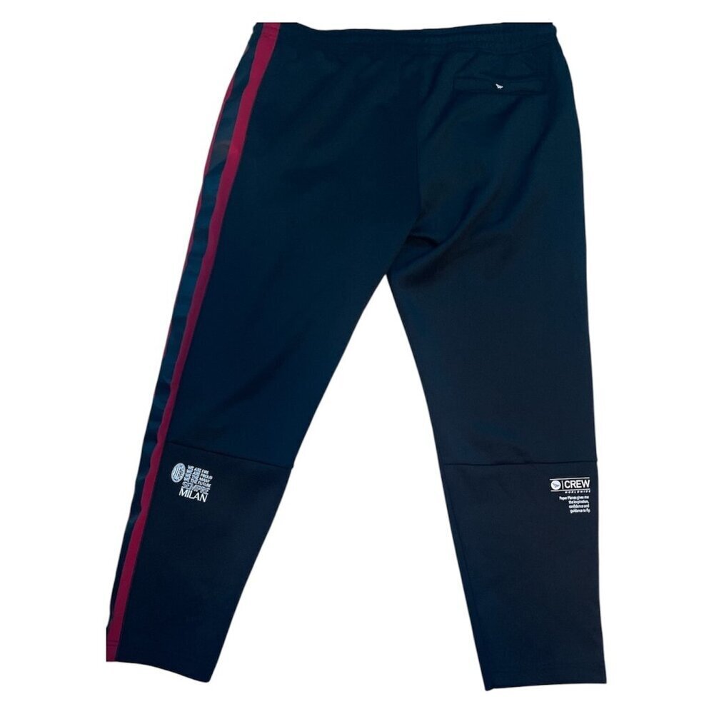 PAPERPLANES ✈️ BLACK & RED STRIPE GOTHAM TRACK PANTS SIZE XXL